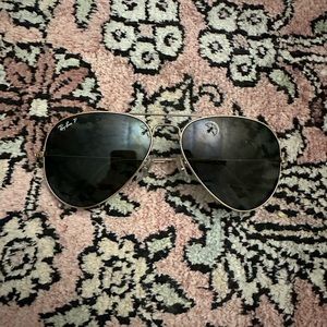 Ray Ban Polarized Aviator Sunglasses